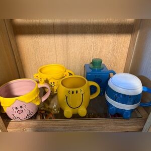 Mr and Little Miss Character Mugs Set